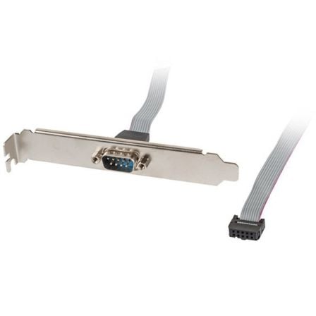 ADAPTADOR PUERTO SERIE PARA CONECTAR A PLACA BASE LANBERG BR-0001-S - CONECTORES COM 9 PIN MACHO / HEMBRA 10 PIN - CABLE 40CM