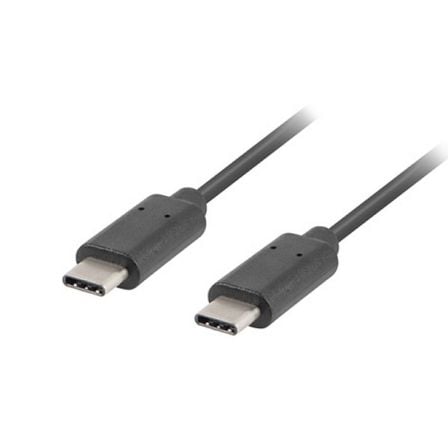 CABLE USB LANBERG CA-CMCM-31CU-0005-BK - CONECTORES USB 3.1 TIPO-C A USB 3.1 TIPO-C - 0.5M - NEGRO