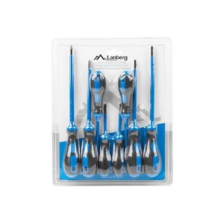 SET DESTORNILLADORES LANBERG NT-0802 - VARIOS MODELOS - PUNTAS IMAN | Herramientas