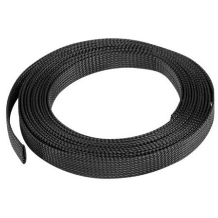 FUNDA PROTECTORA DE POLIESTER LANBERG ORG02-ES-B005-19 PARA GESTION DE CABLES - PARA DIAMETROS DE 14-30MM - 5M - COLOR NEGRO