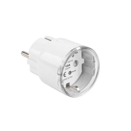 ENCHUFE INTELIGENTE SMART HOME LANBERG SM01-WP10 - 2300W - 1*SCHUKO - 10A - LED - WIFI - APP TUYA - COMPATIBLE ANDROID/IOS