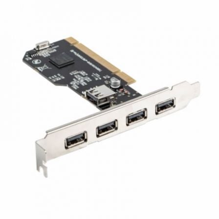 TARJETA PCI LANBERG PCI-US2-005 - 4* USB2.0 EXTERNOS + 1* USB2.0 INTERNO - HASTA 480MBPS | Tarjetas pci - conexion externa