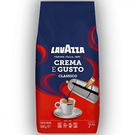 CAFE EN GRANO LAVAZZA CREMA E GUSTO CLASICO/ 1KG