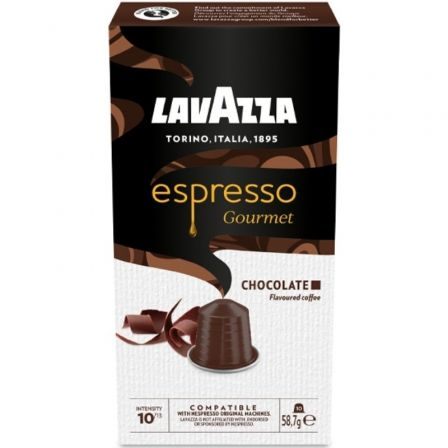 CAPSULA LAVAZZA ESPRESSO GOURMET CHOCOLATE PARA CAFETERAS NESPRESSO/ CAJA DE 10