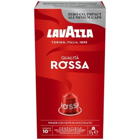 CAPSULA LAVAZZA QUALITA ROSSA PARA CAFETERAS NESPRESSO/ CAJA DE 10