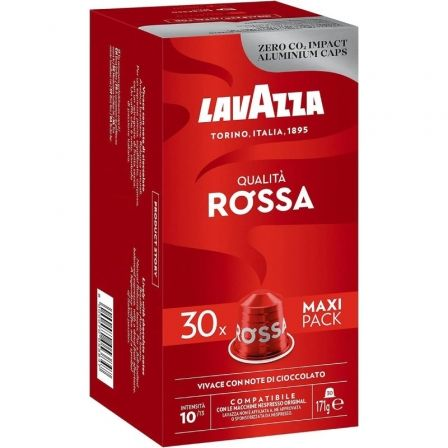 CAPSULA LAVAZZA QUALITA ROSSA PARA CAFETERAS NESPRESSO/ CAJA DE 30