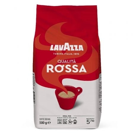 CAFE EN GRANO LAVAZZA QUALITA ROSSA/ 500G
