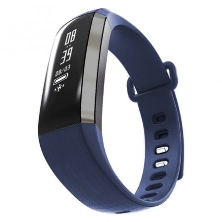 PULSERA CUANTIFICADORA LEOTEC FITNESS HEALTH AZUL - PANTALLA 2.18CM TACTIL - BT - PULSOMETRO - TENSIOMETRO - OXIMETRO - NOTIFICA