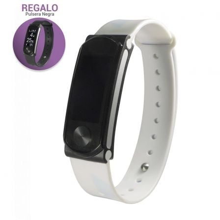 PULSERA LEOTEC SMARTBAND COOL HR SKY - PANTALLA 2.4CM - BT4.0 - SENSOR RITMO CARDIACO - NOTIFICACIONES - RESISTENTE AGUA IPX7 +