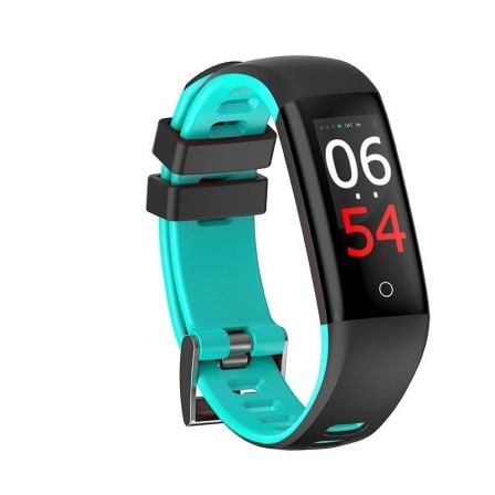 PULSERA LEOTEC FASHION HEALTH CYAN - PANTALLA COLOR 2.4CM - BT4.0 - PULSOMETRO DINAMICO - NOTIFICACIONES - BAT. 105MAH - RESISTE