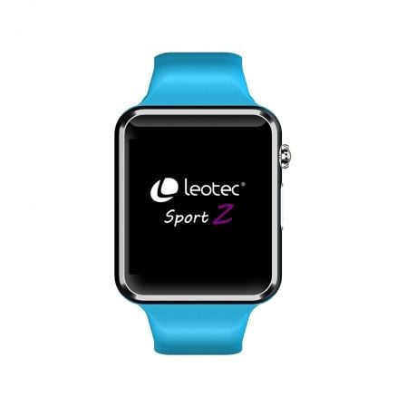 RELOJ INTELIGENTE LEOTEC SPORT Z AZUL - 3.9CM IPS 240X240 TACTIL - 128MB - MICRO SIM 2G - MICROFONO Y ALTAVOZ - BT - WEBCAM 0.3M