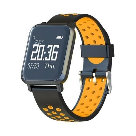 RELOJ INTELIGENTE LEOTEC MULTISPORT HELSE NARANJA - PANEL OLED 2.4CM - BT 4.0 - PULSOMETRO DINAMICO 24H - TENSIOMETRO - SUMERGIB