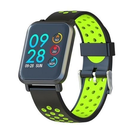 RELOJ INTELIGENTE LEOTEC MULTISPORT HELSE VERDE - PANTALLA COLOR 3CM  - BT4.0 - TENSIOMETRO - PULSOMETRO DINAMICO - IP68 - BAT 1