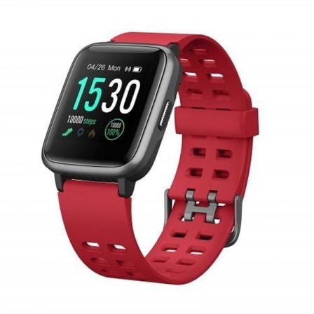 RELOJ INTELIGENTE LEOTEC MULTISPORT FIT 814 ROJO - PANTALLA COLOR 3.3CM - BT5.0 - PULSOMETRO DINAMICO - NOTIFICACIONES - CONTROL