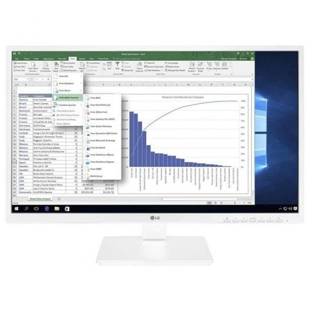 MONITOR PROFESIONAL LG 24BK550Y-W 23.8"/ FULL HD/ MULTIMEDIA/ BLANCO