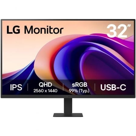 MONITOR LG 32U631A-B 31.5"/ QHD/ NEGRO