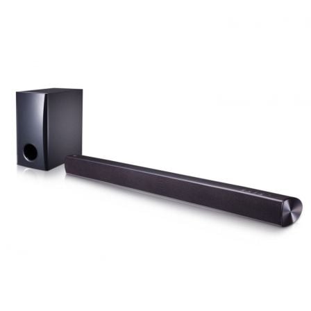 BARRA DE SONIDO LG SH2 SLIM - 2.1 - 100W - SUBWOOFER CON CABLE - BLUETOOTH 4.0 - FIBRA OPTICA - SOUND SYNC