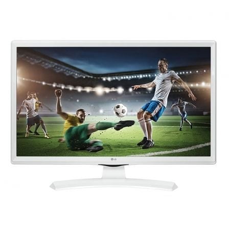 TV LED LG 24MT49VW-WZ BLANCO - 23.6"/59.9CM - 1366X768 - 250CD/M2 - CONTRASTE 5M:1 - AUDIO 10W - HDMI - USB - FUNCION MONITOR