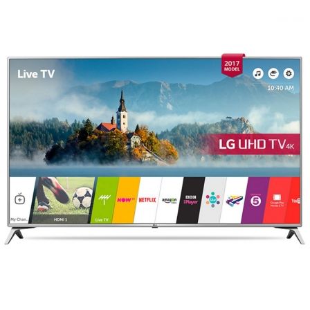 TV LED LG 43UJ651V - 43"/109CM - UHD 4K 3840X2160 - HDR HDR 10 / HDR-HLG - SMART TV - AUDIO 20W - WIFI - BT - 4XHDMI - 2XUSB