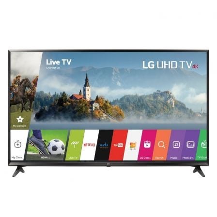 TV LED LG 49UJ620V- 49"/124CM - UHD 4K 3840X2160 IPS - 1500HZ PMI - HDR10/HDR-HLG - DVB-T2 UHD - SMART TV - AUDIO 20W - WIFI - B