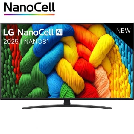 TELEVISOR LG NANOCELL 50NANO81A6A 50"/ ULTRA HD 4K/ SMART TV/ WIFI