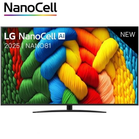 TELEVISOR LG NANOCELL 65NANO81A6A 65"/ ULTRA HD 4K/ SMART TV/ WIFI
