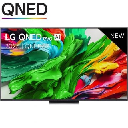 TELEVISOR LG QNED EVO 65QNED87A6B 65"/ ULTRA HD 4K/ SMART TV/ WIFI
