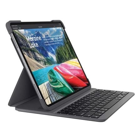 FUNDA CON TECLADO LOGITECH SLIM FOLIO PRO PARA TABLETS APPLE IPAD PRO 11/ NEGRO