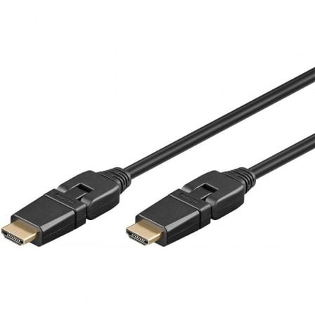 CABLE HDMI PIVOTANTE MICROCONNECT IC-31914/ HDMI MACHO - HDMI MACHO/ 2M/ NEGRO