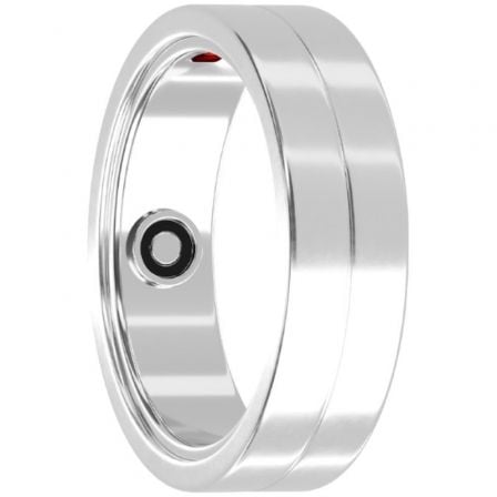 ANILLO INTELIGENTE MAXCOM MR100 TALLA 10/63/ O20.1MM/ NOTIFICACIONES/ FRECUENCIA CARDIACA/ PLATA