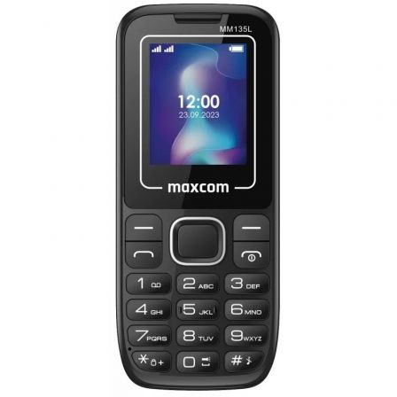 TELEFONO MOVIL MAXCOM CLASSIC MM135L PARA PERSONAS MAYORES/ NEGRO