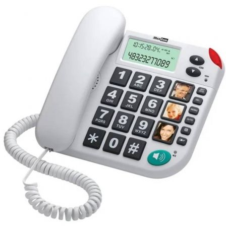 TELEFONO MAXCOM KXT480/ BLANCO