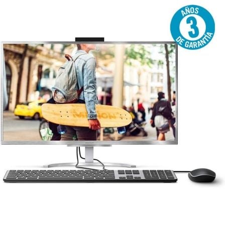 PC ALL IN ONE MEDION AKOYA E23401 MD61311 - I3-7020U 2.3GHZ - 8GB - 1TB+128GB SSD - 23.8"/60.4CM FHD - WIFI - BT - HDMI - W10 -