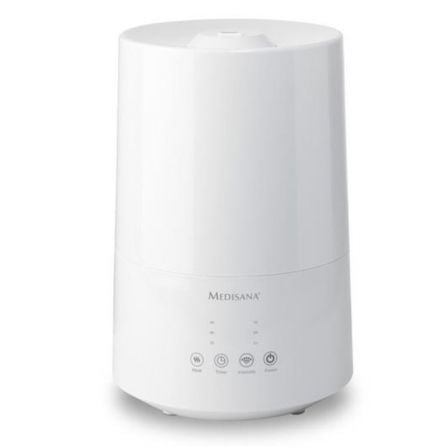 HUMIDIFICADOR DE AROMATERAPIA MEDISANA AH 661 - ULTRASONICO - 3*NIVELES INTENSIDAD - TEMPORIZADOR - BOTONES CONTROL TACTIL