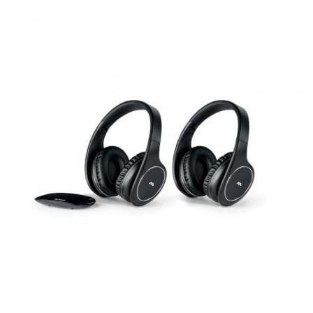 AURICULARES INALAMBRICOS MELICONI HP EASY DIGITAL/ JACK 3.5/ TOSLINK/ NEGROS/ PACK 2UDS