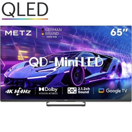 TELEVISOR METZ QLED-MINILED 65MNE8000Z 65"/ ULTRA HD 4K/ SMART TV/ WIFI |