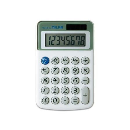CALCULADORA MILAN 40918BL/ GRIS | Calculadoras