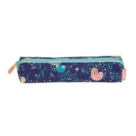 ESTUCHE PORTATODO MILAN MINI CUDDLES AZUL MARINO - 20.5*4.5*5CM - POLIESTER