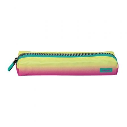 ESTUCHE PORTATODO MILAN MINI SUNSET/ 205 X 450 X 50MM/ ROSA Y AMARILLO