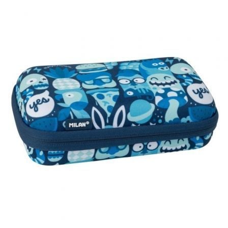 KIT 2 ESTUCHES PORTATODO MILAN HEY BOY/ 135 X 215 X 65MM/ AZUL | Estuche, plumier y portalapices