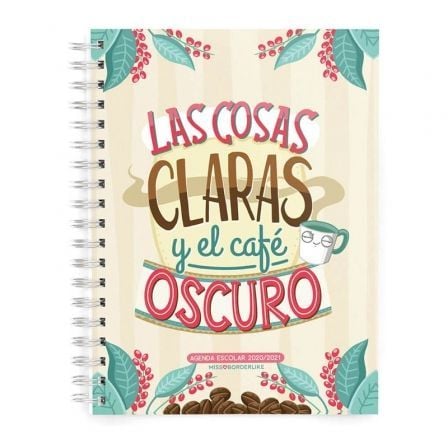 AGENDA ESCOLAR 2020/2021 MIQUEL RIUS 26024 MISS BORDERLIKE COSAS CLARAS - SEPT 20/AGOSTO 21 - SEMANA VISTA - 155*213MM - 90G/M2 | Agendas