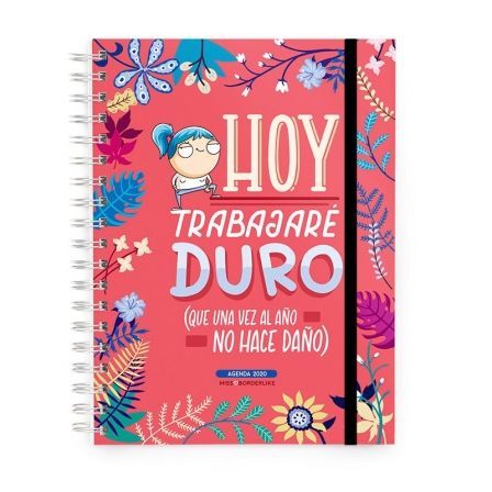 AGENDA ANUAL 2020 MIQUEL RIUS 36778 TRENDS MISS BORDERLIKE TRABAJAR DURO - SEMANA VISTA - 155*213MM - 70G/M2 - ENCUADERNACION ES | Agendas