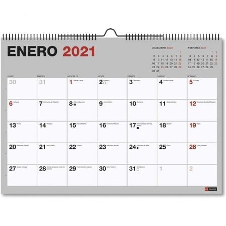 CALENDARIO ANUAL 2021 A3 PARED MIQUEL RIUS BASIC | Agendas