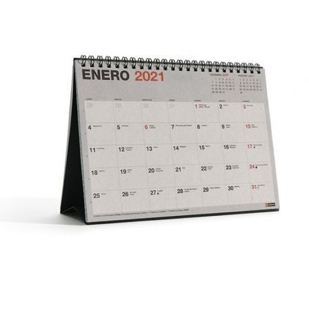 CALENDARIO ANUAL 2021 A5 SOBREMESA MIQUEL RIUS BASICS RECYCLED | Agendas