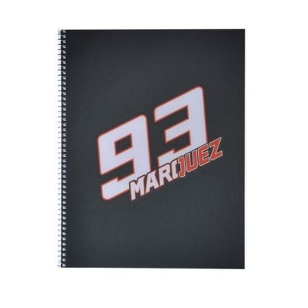 CUADERNO MIQUELRIUS 47978 - ESPIRAL A4 - 80 HOJAS MICROPERFORADAS - DISENO DE MARC MARQUEZ 93