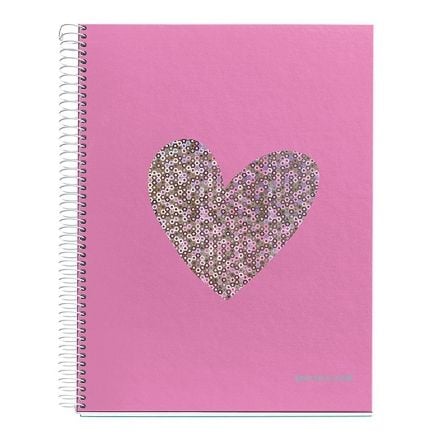 LIBRETA A5 CORAZON LENTEJUELAS AGATHA RUIZ DE LA PRADA 2432 - MIQUEL RIUS