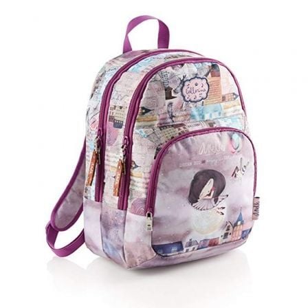 MOCHILA TRIPLE COMPARTIMENTO MIQUEL RIUS 16828 ANEKKE BALLERINA - 315*415*165MM (23L) - TIRANTES ACOLCHADOS - ASA SUPERIOR - BAS | Mochilas y accesorios