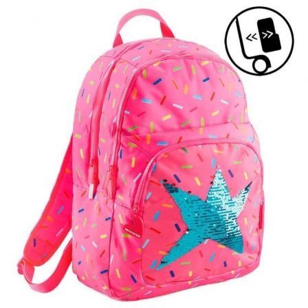 MOCHILA TRIPLE COMPARTIMENTO MIQUEL RIUS 18639 AGATHA RUIZ DE LA PRADA CARAMELOS - 315*415*165MM (23L) - TIRANTES ACOLCHADOS -PR | Mochilas y accesorios