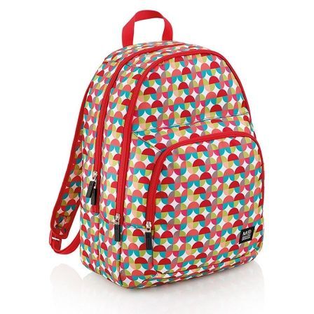 MOCHILA TRIPLE OLAS DE AGATHA RUIZ DE LA PRADA - MIQUEL RIUS 16671 | Mochilas y accesorios