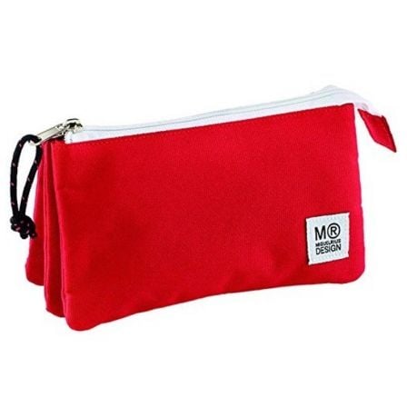 ESTUCHE PORTATODO TRIPLE ROJO CANDY TAG DE MIQUEL RIUS - MIQUEL RIUS 17089 | Mochilas y accesorios